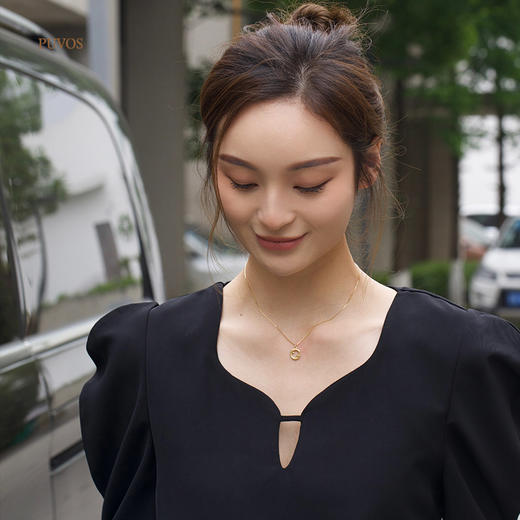  预售|PUWOS普沃斯 红色爱心字母吊坠项链 .潮快闪[福利品] 商品图1