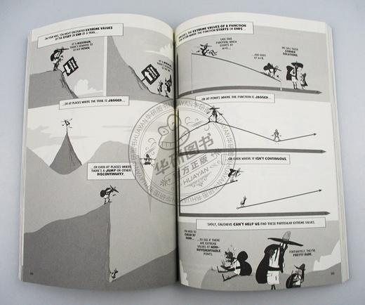 漫画微积分 英文原版教材 The Cartoon Introduction to Calculus 一本漫画读懂微积分 数学 高等数学 英文版 进口原版英语书籍 商品图1