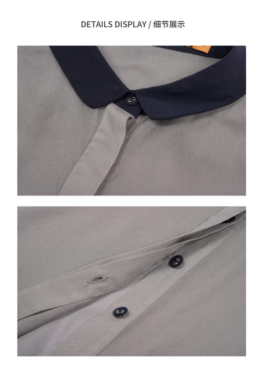 孤品“哲学家”衬衫-J20134198   衬衫（四季可穿）颈袖添香不退可换 商品图3