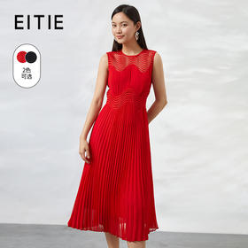 EITIE爱特爱夏季新款精致优雅A字显瘦收腰礼服连衣裙6677305礼服