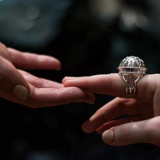 北京仓｜I Am Rock-Abundance-穹顶 戒指（银色）［澳大利亚设计师］ 商品图0