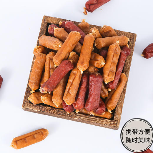 贝蒂宠物鸡肉/鸭肉风干肠 净重400g 磨牙洁齿 柔韧耐咬 低温烘干含肉量高 狗狗零食 商品图5