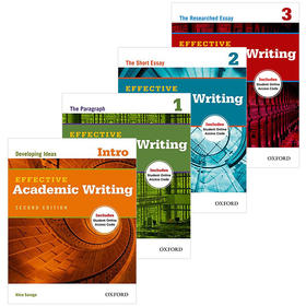 牛津学术英语写作教材 4册套装 英文原版 Oxford Effective Academic Writing 英文版 进口原版英语书籍 OUP Oxford