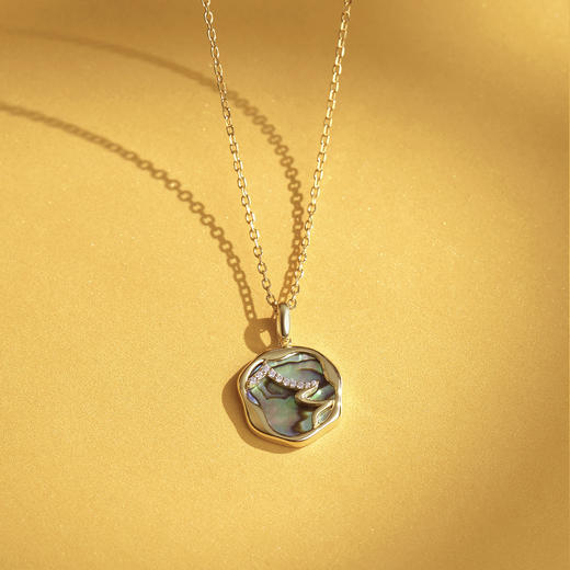 【采购专享】宫里的世界&BYJ 千里江山系列 此间青绿项链 商品图2