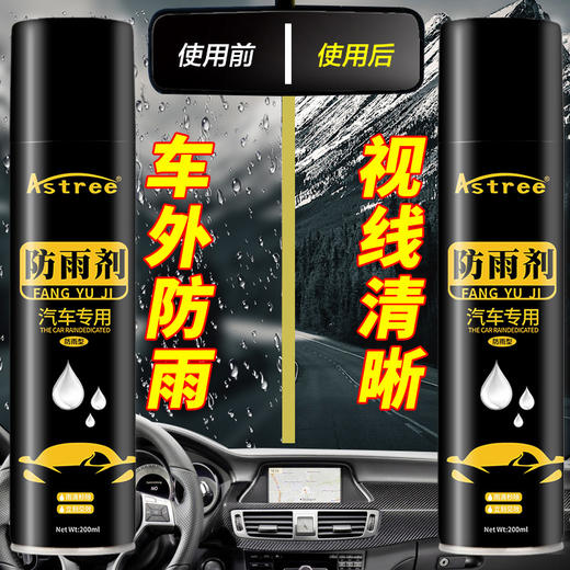 【不怕下雨天】Astree汽车玻璃防雨剂 镀膜荷叶驱水玻璃车漆通用 抗污疏水 商品图5