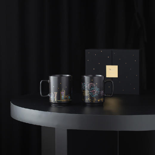 乡home-陶润会 创意陶瓷温变杯 加热水变颜色 礼物马克杯 礼盒包装 商品图4