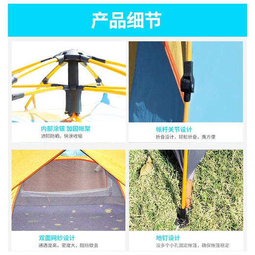 何大屋  帐篷   户外大空间康桥湖畔帐篷 HDW1509 商品图7