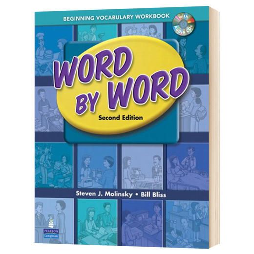 培生朗文英语词典词汇初级练习册 英文原版 Word by Word 小学初中英语书籍 附CD 英文版进口工具书 商品图0