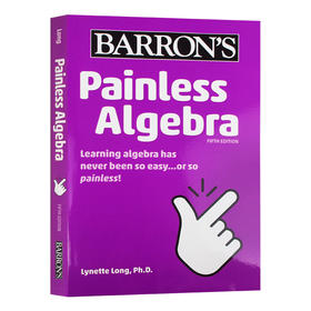 无痛代数 英文原版 Painless Algebra 数学参考书 英文版进口原版英语书籍