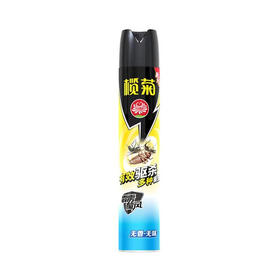 【19.9元/瓶】榄菊霹雳旋风无香无味杀虫气雾剂750ml（1010622）