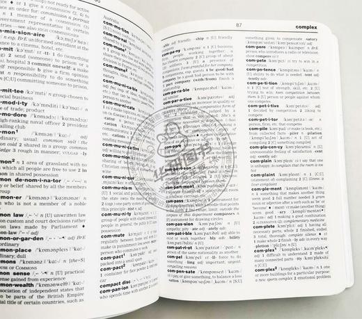 朗文便捷英语学习词典 英文原版 Longman Handy Learner's Dictionary 英文版工具书 英英字典 进口原版书籍 商品图2