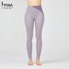 IYOGA高腰健身裤提臀紧身弹力跑步夏亲肤莱卡N66透气撞色瑜伽裤女k9-064 商品缩略图5