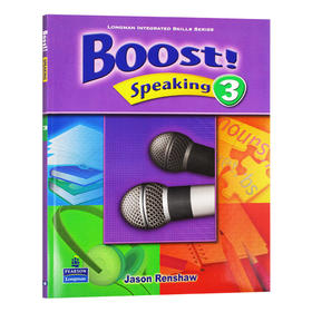 培生朗文中学英语教材 口语分级强化训练3 英文原版 Boost Speaking L3级 口语练习技能培训学生用书 小学中高年级 初中 英文版