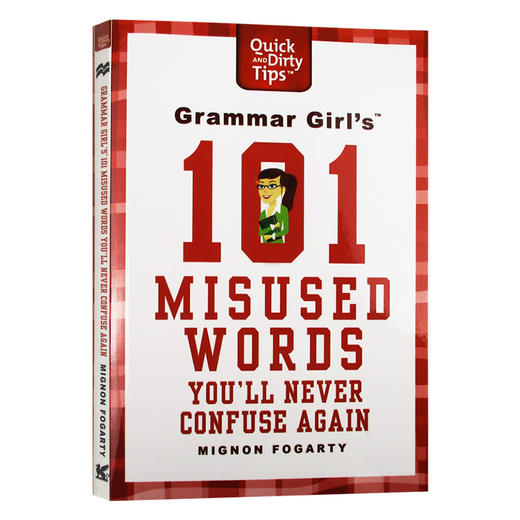 语法女王 101个误用单词英文原版 Grammar Girl's 101 Misused Words You'll Never Confuse Again 英文版工具书 进口原版英语书籍 商品图0