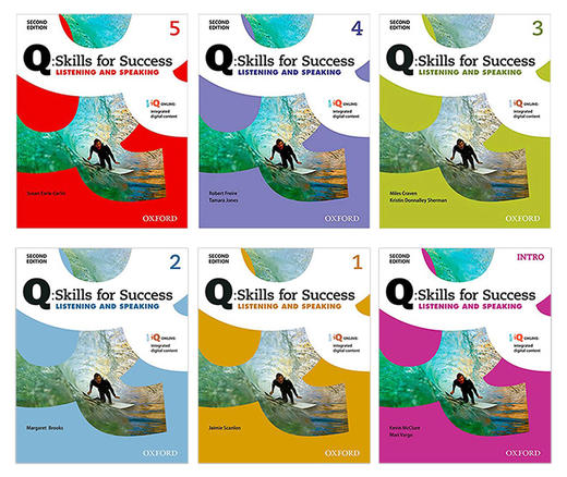 牛津学术英语成功系列听说教材6册 进口英文原版 Oxford Q Skills for Success Listening and Speaking词汇语言学习书籍 商品图1