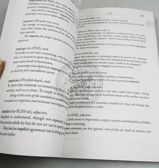 在高中应该知道的词 英文原版 Words You Should Know In High School 进口原版英语词汇书籍 英文版工具书 商品图2