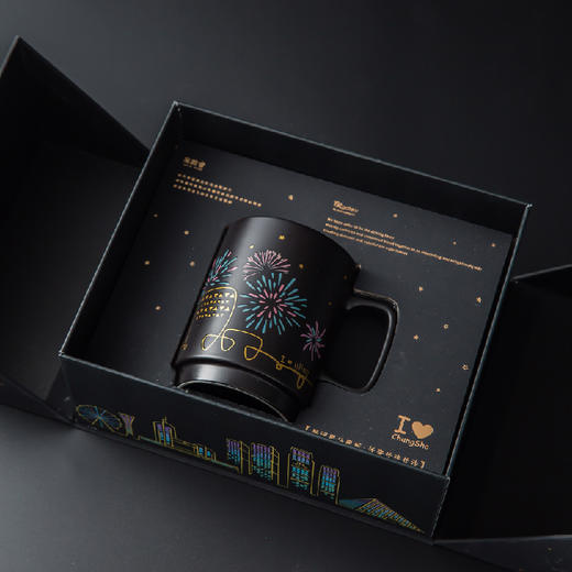 乡home-陶润会 创意陶瓷温变杯 加热水变颜色 礼物马克杯 礼盒包装 商品图2