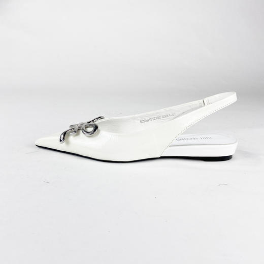 IUIU SECOND 春夏时尚漆皮尖头平底后空凉鞋U29AH15121 商品图6