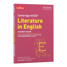 Collins英文原版 Cambridge IGCSE™ Literature in English Student’s Book 柯林斯剑桥IGCSE英语文学学生用书 英文版 进口英语原版书