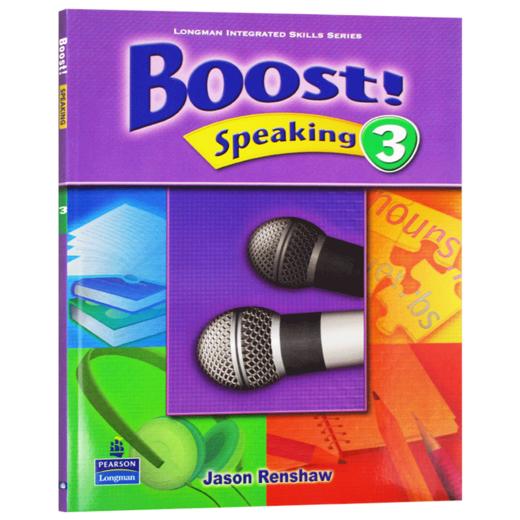 培生朗文中学英语教材 口语分级强化训练3 英文原版 Boost Speaking L3级 口语练习技能培训学生用书 小学中高年级 初中 英文版 商品图3