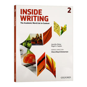 牛津学术写作系列2级 英文原版教材 Inside Writing Level 2 Student Book 英文版写作技巧工具书 进口原版英语书籍 OUP Oxford