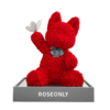 【告白神器】ROSEONLY诺誓 高端定制款 永生玫瑰猫公仔 送爱人女友礼物 商品缩略图4