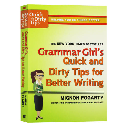 语法女王 无痛升级学习法 英文原版 Grammar Girl's Quick and Dirty Tips for Better Writing 英语写作妙招 英文版进口工具书 商品图0