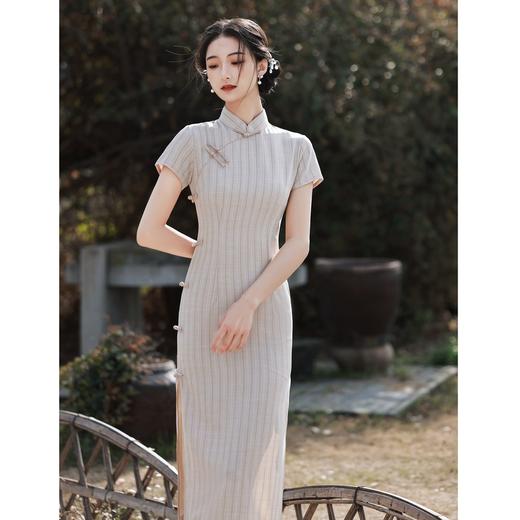 夏季新款少女旗袍 民国棉旗袍长款改良时尚连衣裙  BJS6290 商品图2