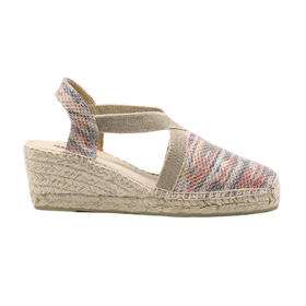 西班牙原产手工制作时尚轻便超舒适女款草编鞋 301S-粉蓝色