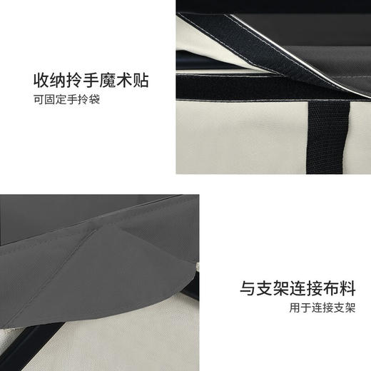 何大屋 Hodtown  外折叠车野营车 野餐车营地车 露营车 户外推车购物旅游买菜车 手动推车HDW1511 商品图5