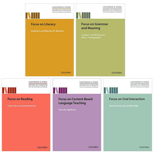 牛津研究型教学指导系列5册套装 英文原版 Oxford Key Concepts 语言 语法 读写 口语互动 阅读 教师教学 英文版 进口原版英语书籍 商品图1