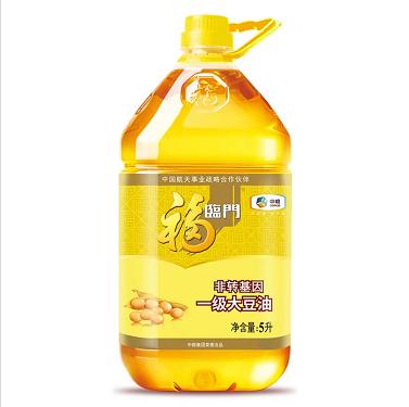 福临门  非转基因一级大豆油5L 商品图1