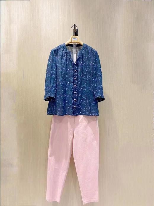 3楼无色无味女装全麻衬衫8226C858 商品图0