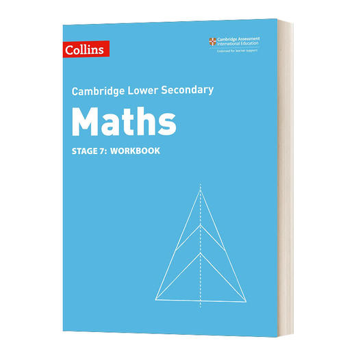 Collins英文原版 Collins Cambridge Lower Secondary Maths Workbook Stage 7 柯林斯剑桥初中数学练习册 第七阶段 英文版 进口英语书 商品图0