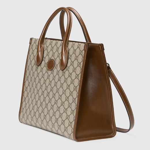 Gucci 古驰 GG Retro系列小号托特包 手提肩挎包 65998392TCG 商品图1