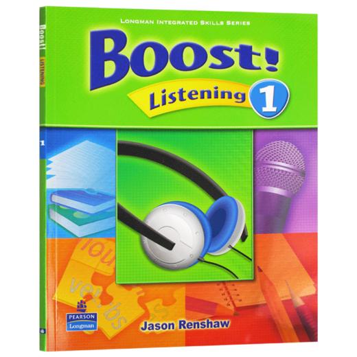 培生朗文中学英语教材 听力强化训练1 英文原版 Boost Listening L1级 听力练习技能培训学生用书 小学中高年级 初中 英文版进口书 商品图3