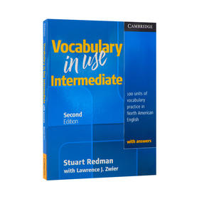 剑桥中级词汇 美式英语 第2版 英文原版 Vocabulary in Use Intermediate Student's Book with Answers 学生书配答案 英文版书籍