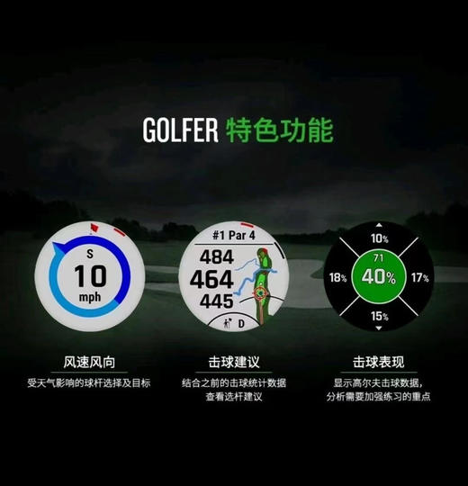 高尔夫，佳明-绿水鬼GPS测距仪防水坡度版高尔夫手表  全球限量发售！格雷格•诺曼推荐！
海、陆、空说走就走！了解自己，成为最好的自己！
🔥现货！秒发！🔥 商品图2