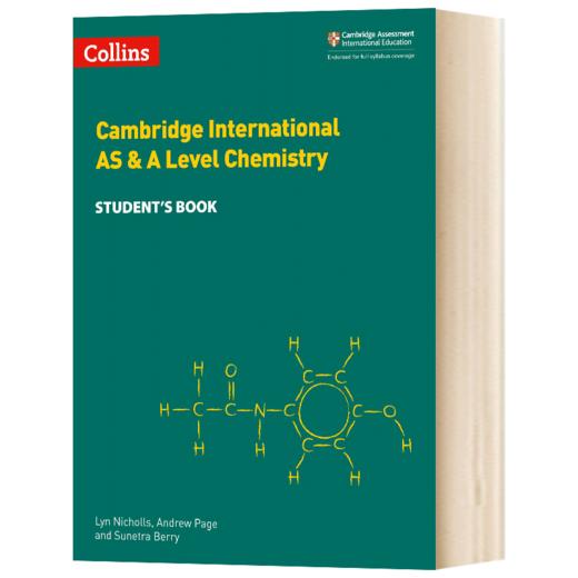 Collins柯林斯剑桥AS & A Level化学学生用书 英文原版 Cambridge AS & A Level Chemistry Student's Book 英文版 进口英语原版书籍 商品图1