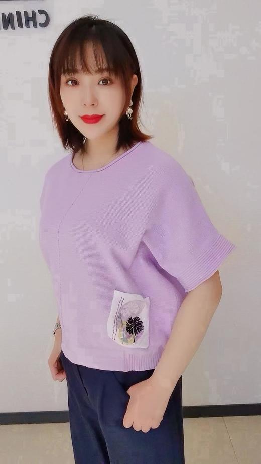 3楼无色无味女装全棉针织衫8226F267 商品图0