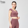 IYOGA运动健身衣春夏季瑜伽服t恤女短袖跑步性感速干紧身吸湿透气上衣BRA065 商品缩略图2