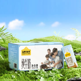 认养一头牛纯牛奶250ml*12盒*2提