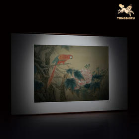 铜师傅 手工錾刻 铜雕画《醉眼看花》