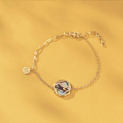 【采购专享】宫里的世界&BYJ 千里江山系列 此间青绿手链 商品图0