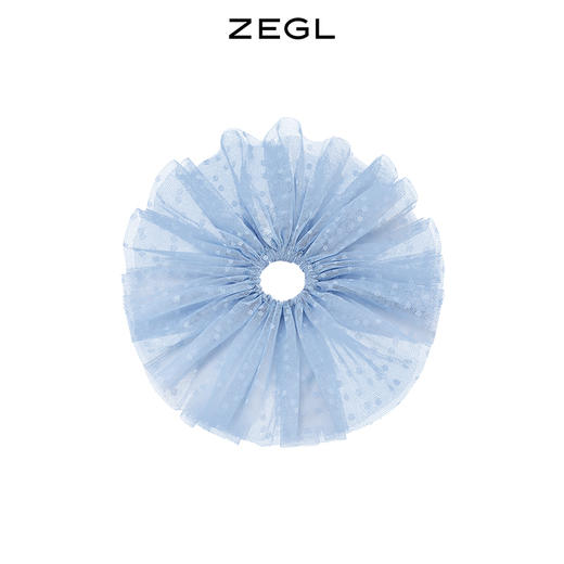 ZEGL黑色网纱发圈女高级感ins气质韩系发饰小众设计感夏季头饰品 商品图1
