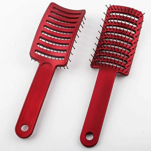 抖音同款女生蓬松顺发大弯梳按摩排骨梳造型美发梳油头蓬松梳弧形 商品图8