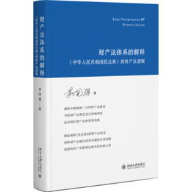 财产法体系的解释——《中华人民共和国民法典》的财产法逻辑 李国强 北京大学出版社