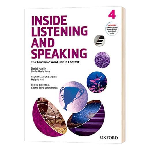 牛津学术听说系列4级教材 英文原版 Inside Listening and Speaking Level Four Student Book 英文版 进口英语书籍 OUP Oxford 商品图1