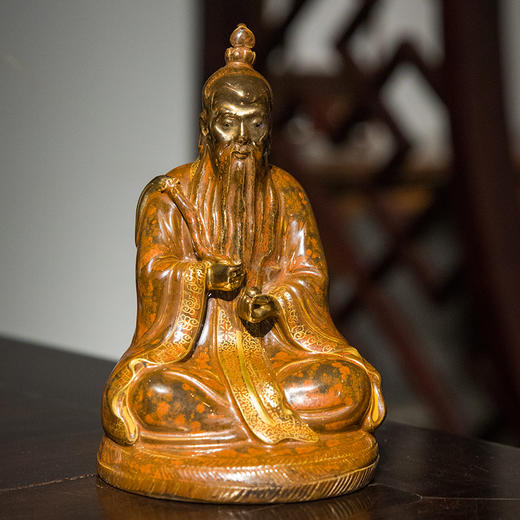 清 彩瓷太上老君人物像 商品图0