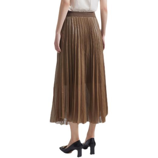 INSUN恩裳2022夏季时尚品质感轻盈舒适优雅光泽感半身裙9C32250030 商品图2